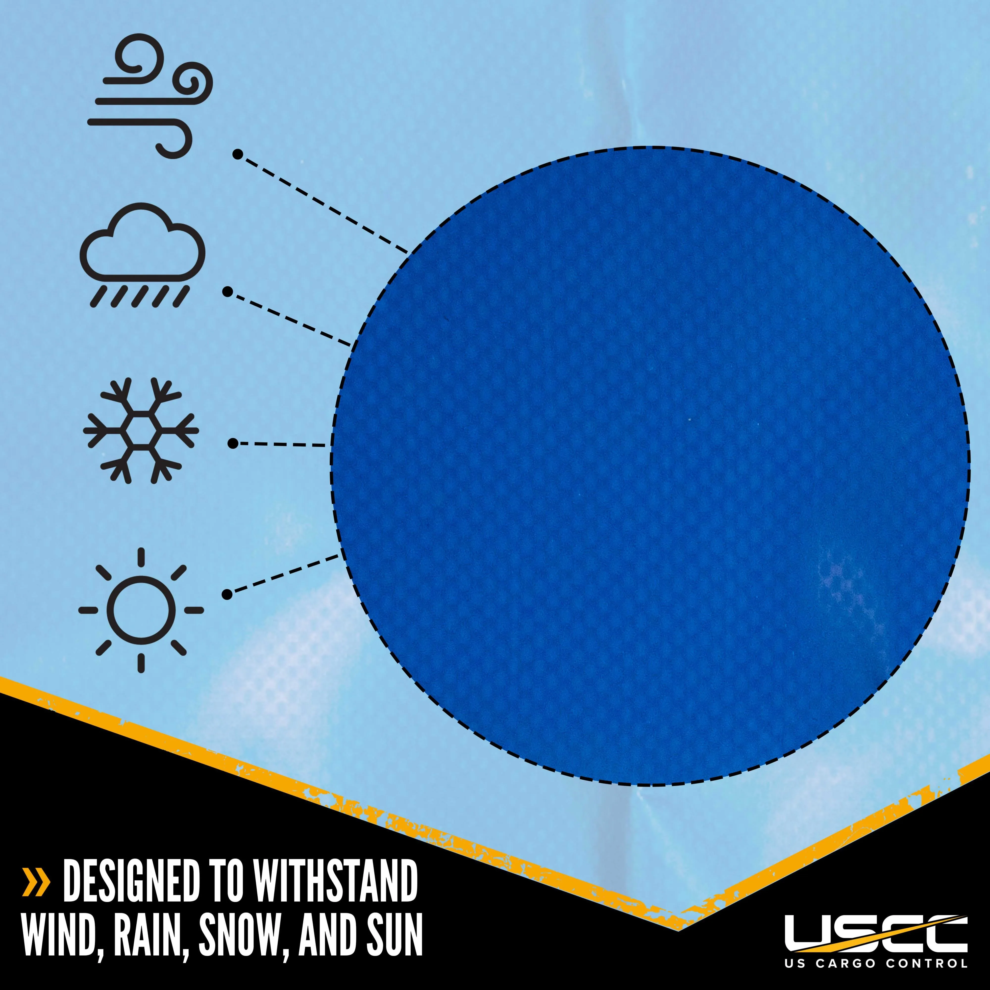 18 oz PVC Coated Polyester Tarp Roll - Blue