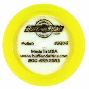 3" Yellow Curved Back Foam Grip Pad™