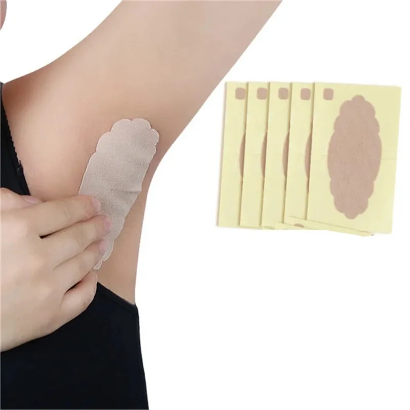 5pcs Sweat-absorbent And Deodorant Patch For Underarms Soles Armpit Sweat Absorbent Pad Anti Perspiration Foot Sticker Patch