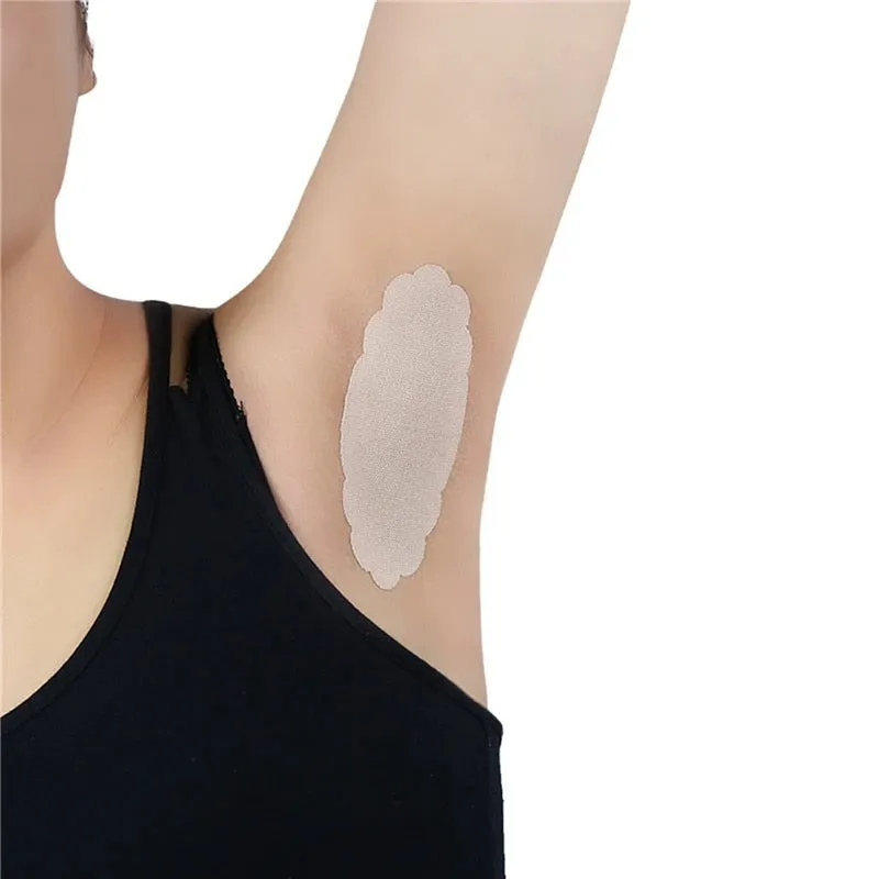 5pcs Sweat-absorbent And Deodorant Patch For Underarms Soles Armpit Sweat Absorbent Pad Anti Perspiration Foot Sticker Patch