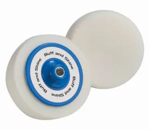 6" European White Foam Pad with High-Speed Polisher Mount