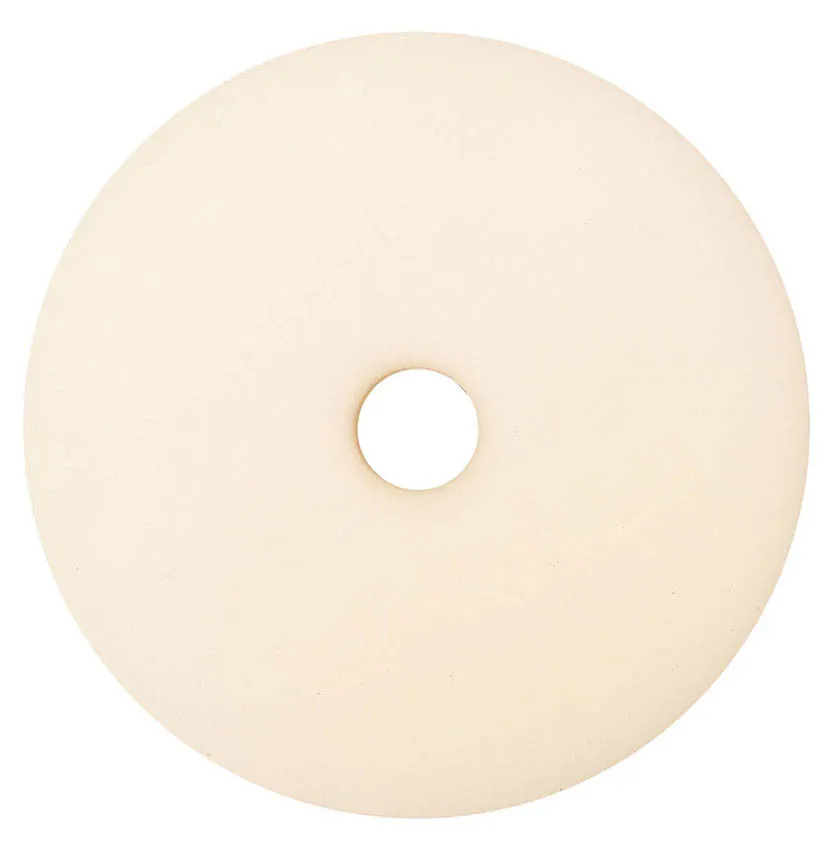 6" Uro-Tec™ Soft White Finishing Foam Pad Grip Pad™