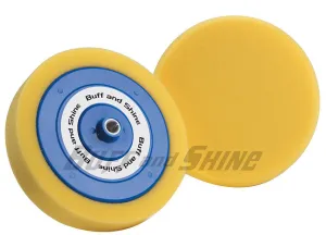 8" Yellow Foam Pad with High-Speed Polisher Mount