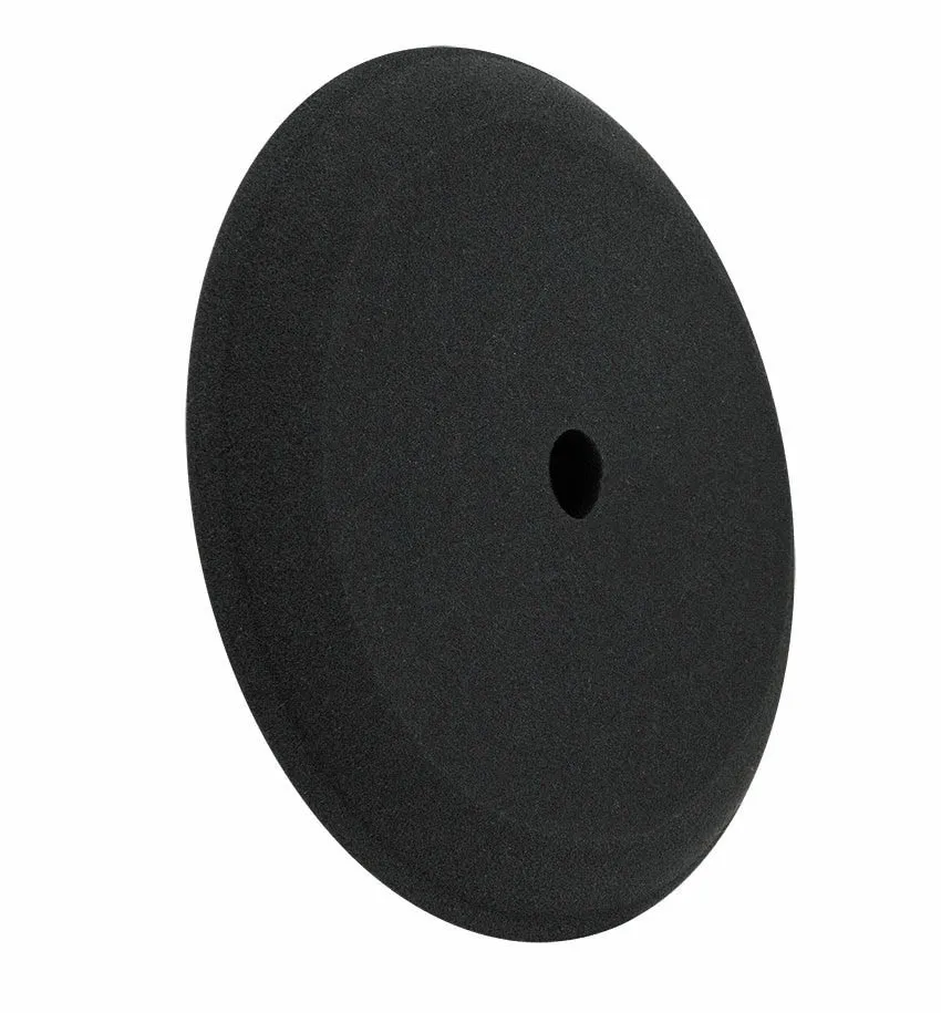 9" US Black Finishing Foam Grip Pad™ with Center Tee, Contour Edge