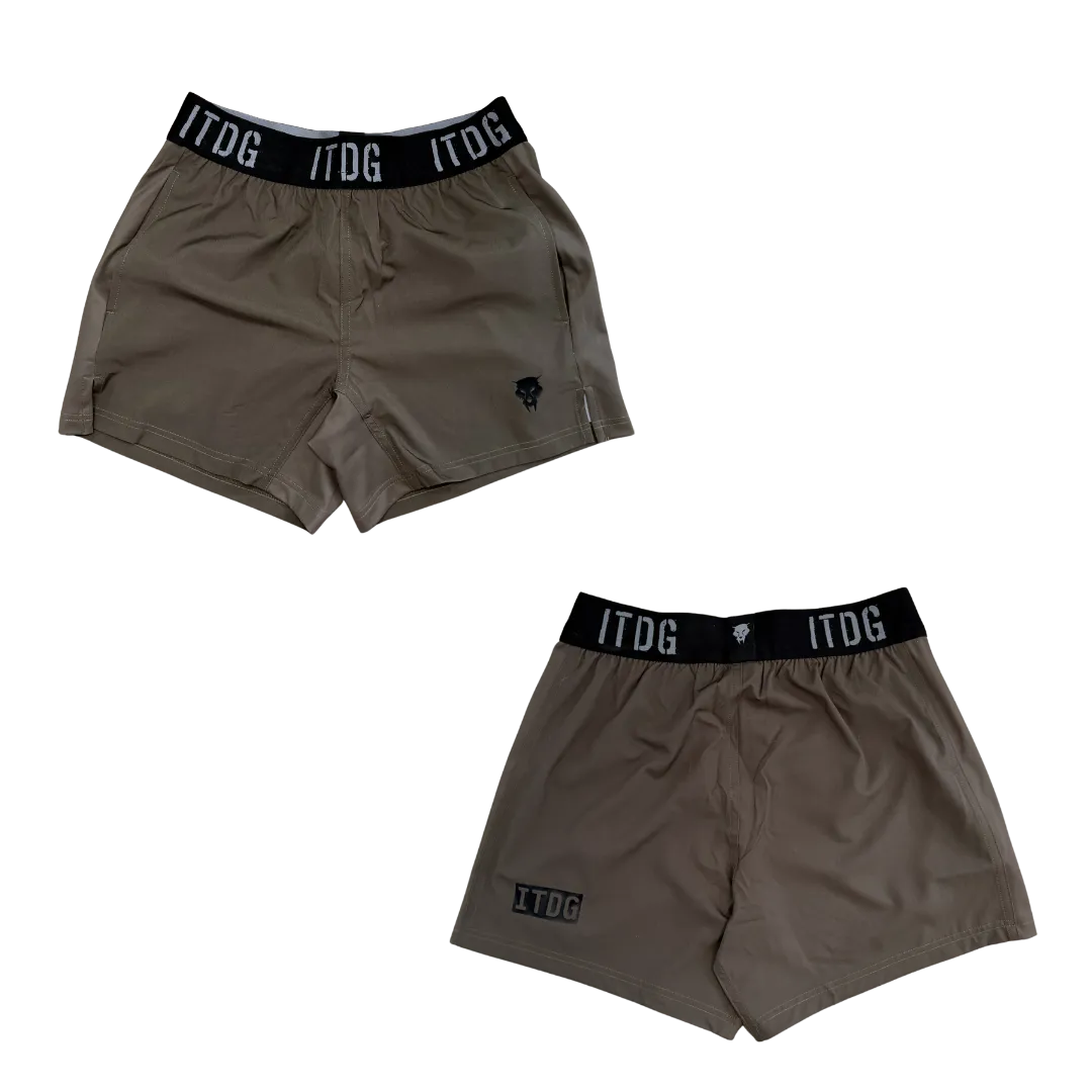 BDW Dark Olive Short Shorts