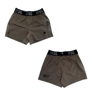 BDW Dark Olive Short Shorts