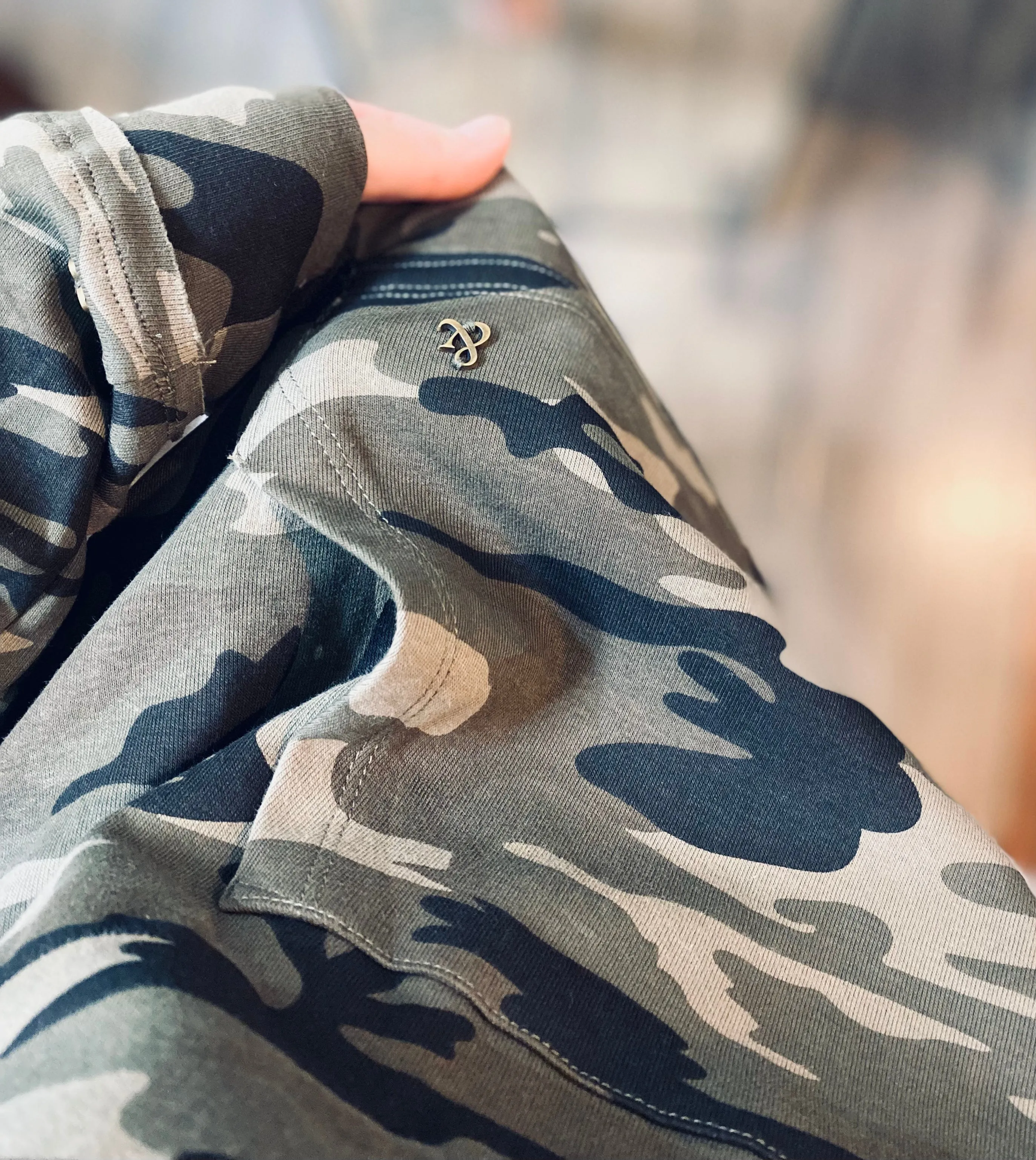 Camo Elevated Ampersand Ave. Hoodie