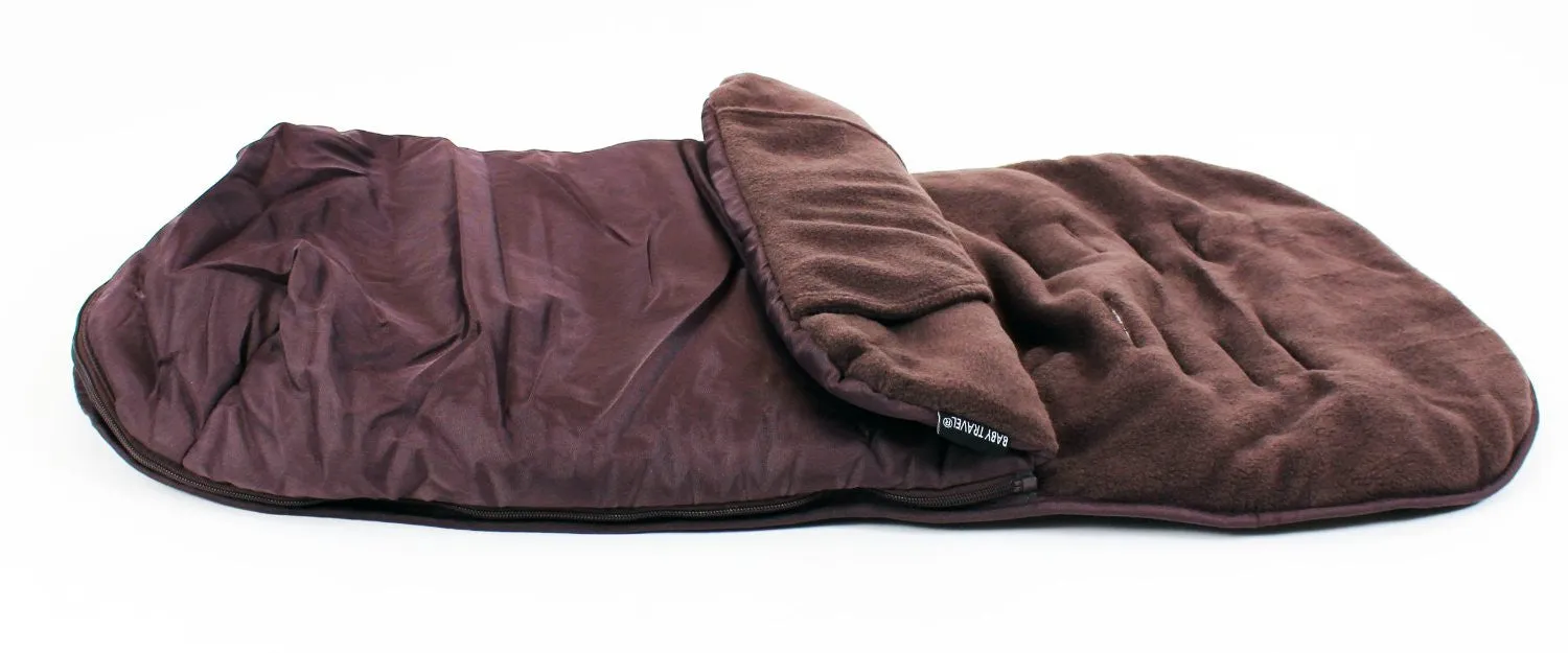 Footmuff To Fit Petite Star Zia, Quinny Zapp - Brown