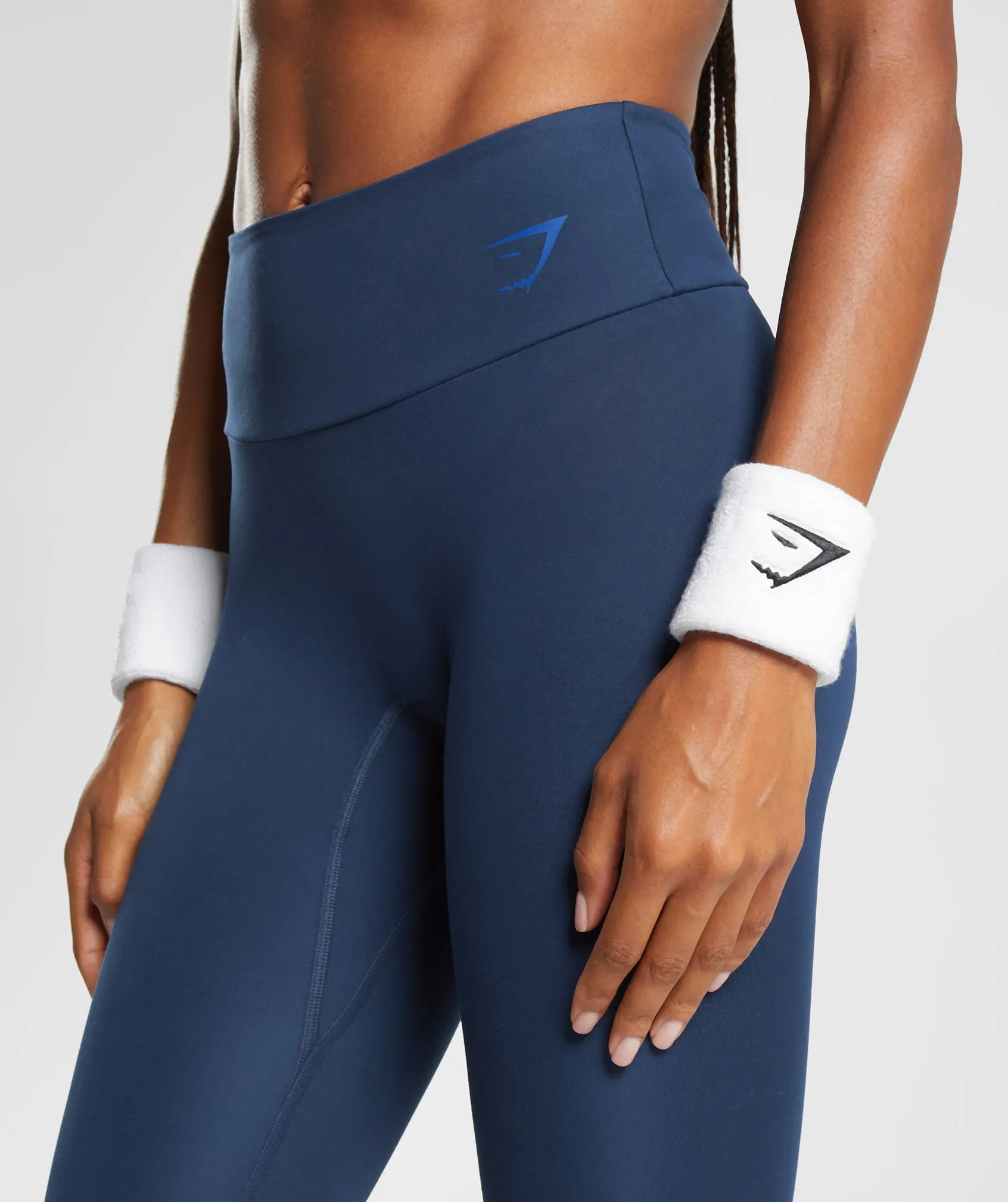 Gymshark Sharkhead Sweat Bands - White