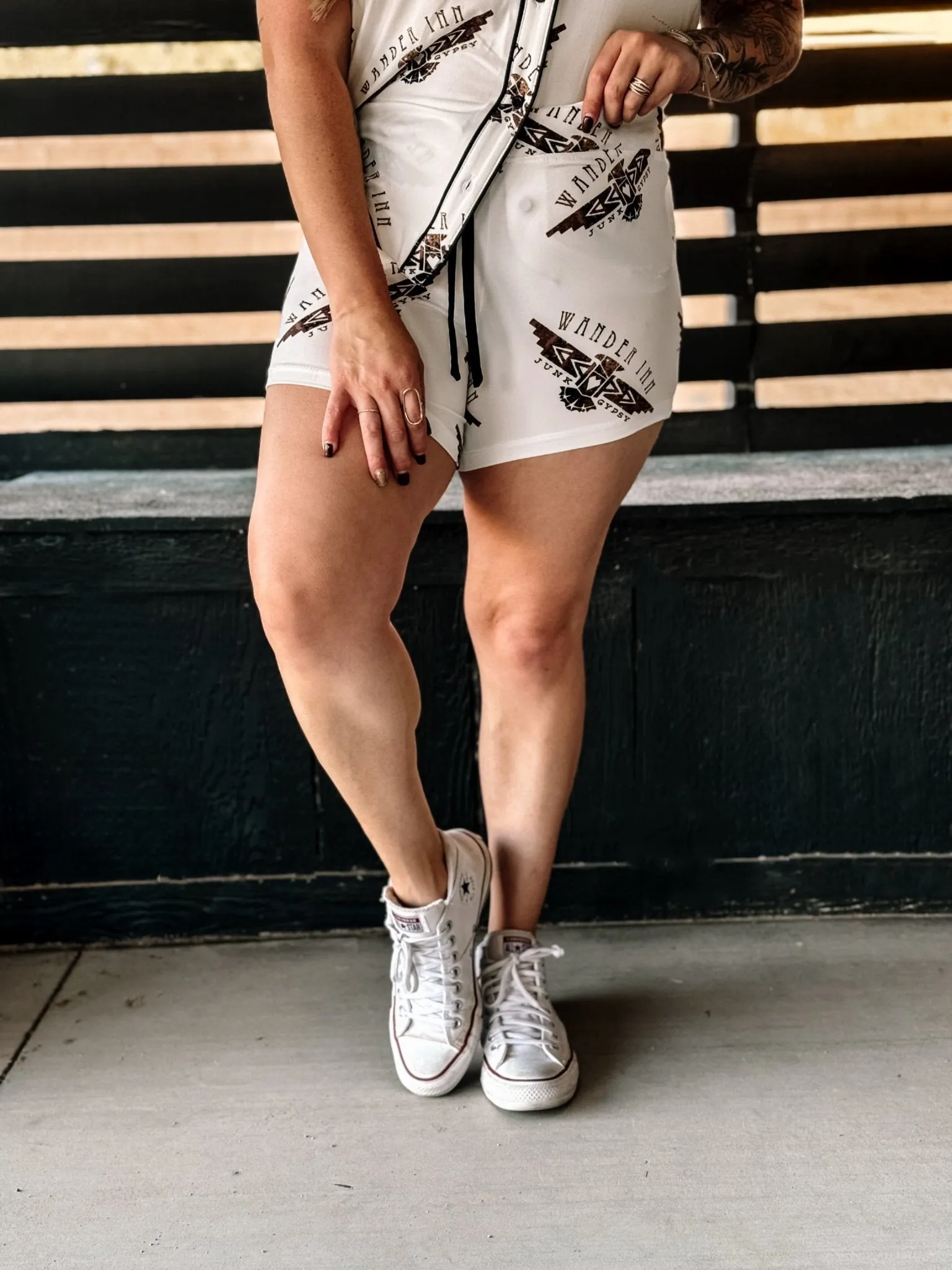 Junk Gypsy Wander Inn Pajama Loungewear Shorts