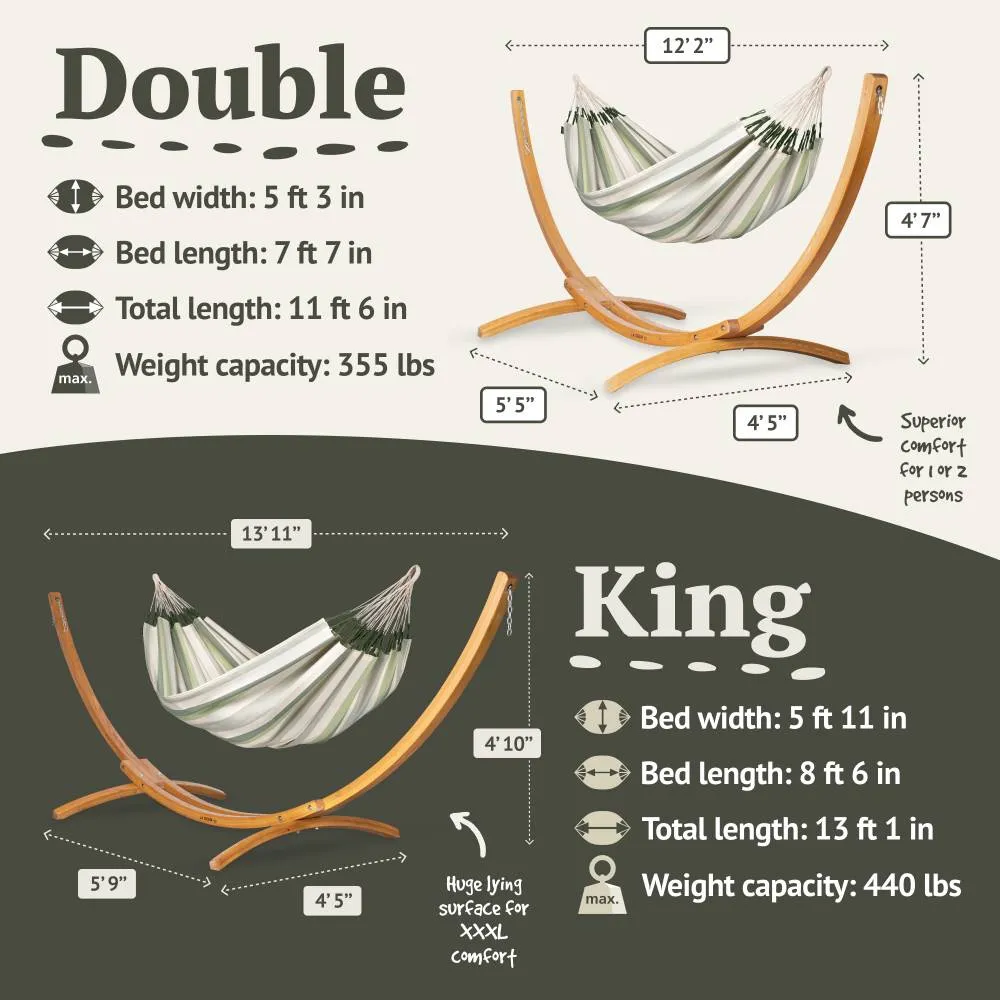 LA SIESTA Brisa Kingsize Classic Swing Hammock (W 180 cm)