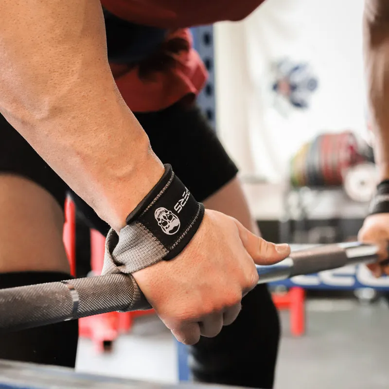 Lifting Straps | Premium Padded Weightlifting Straps - Gray USA