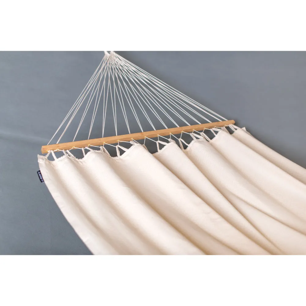 Organic Cotton Spreader Bar Hammock - Double Size - Latte