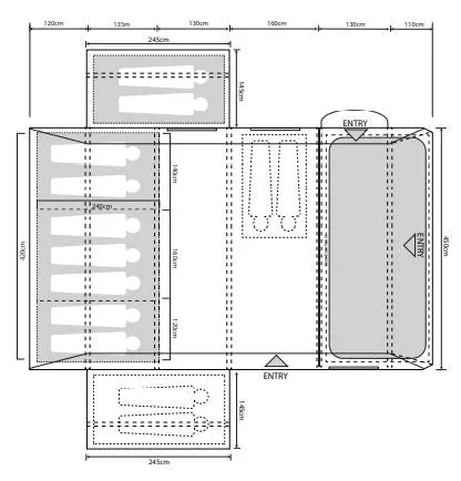 Outdoor Revolution Airedale 9.0 DSE Air Tent Package 2024