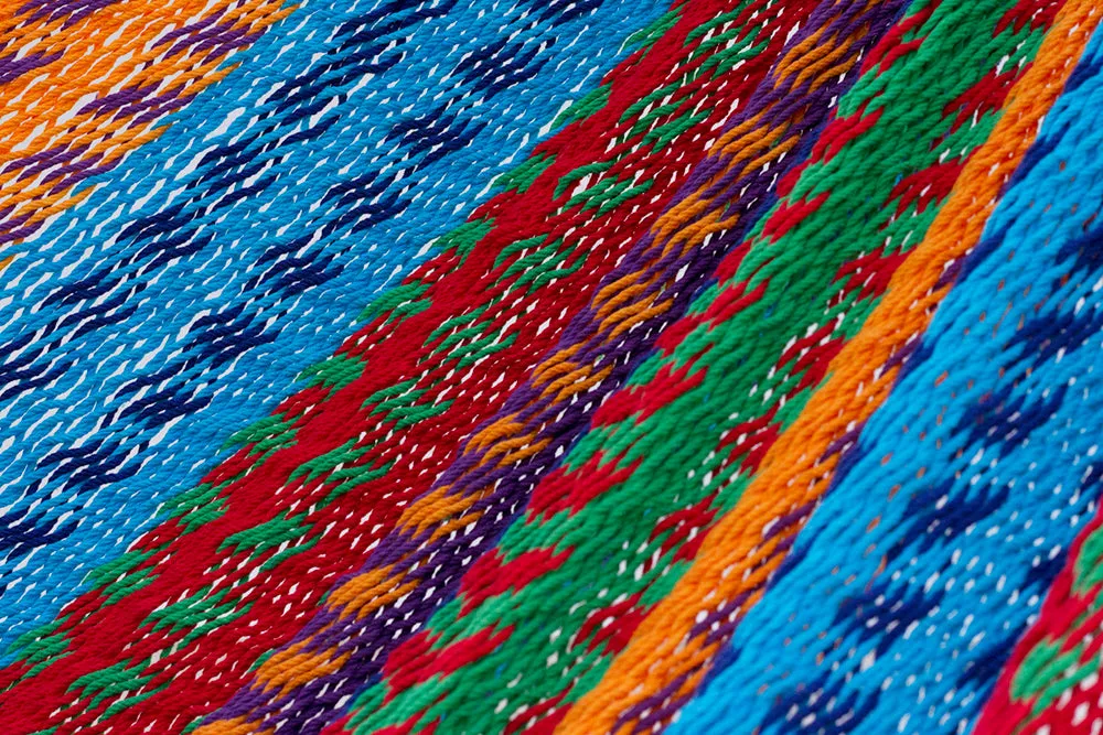 Outdoor undercover cotton Mayan Legacy hammock King size Colorina