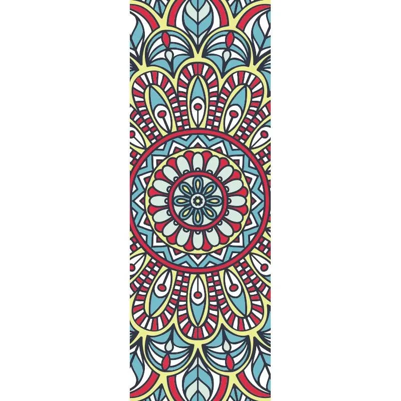 Printed Yoga Mat Drape Sweat-Absorbent Fitness Yoga Towel Yoga Drape