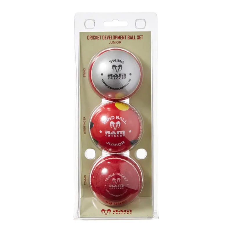 Ram Cricket Development Ball Set - Junior or Senior
