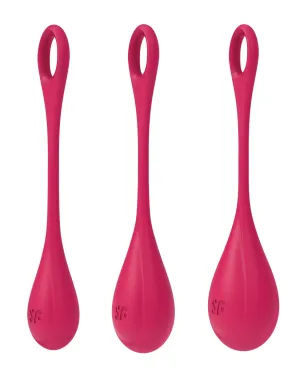 Satisfyer Yoni Power 1 Balls Training Set - Red