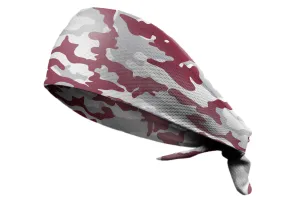 Tie Back Camo Burgundy Grey (SKU 7540)